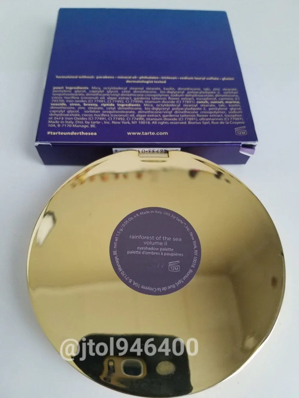 Tarte Rainforest Of The Sea Volume 2 Eyeshadow Palette